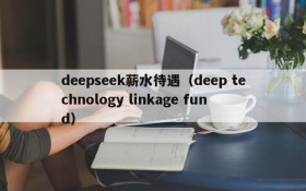 deepseek薪水待遇(deep technology linkage fund)