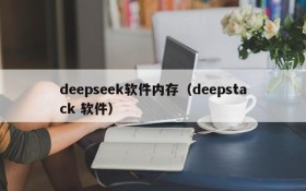 deepseek软件内存(deepstack 软件)