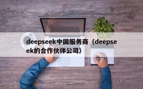 deepseek中国服务商(deepseek的合作伙伴公司)