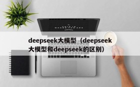 deepseek大模型（deepseek大模型和deepseek的区别）
