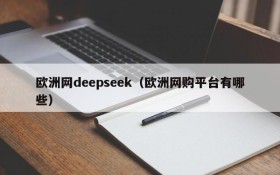 欧洲网deepseek（欧洲网购平台有哪些）