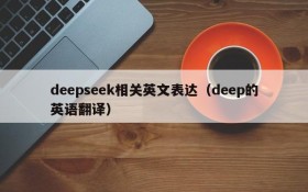 deepseek相关英文表达（deep的英语翻译）