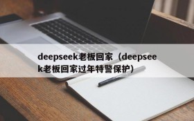 deepseek老板回家(deepseek老板回家过年特警保护)