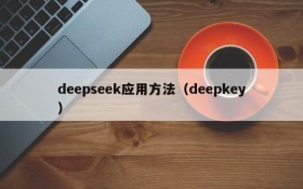 deepseek应用方法(deepkey)