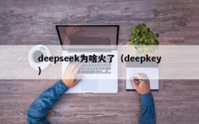 deepseek为啥火了(deepkey)