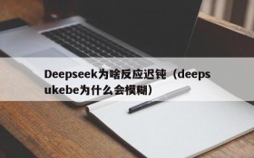 Deepseek为啥反应迟钝（deepsukebe为什么会模糊）