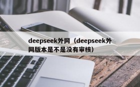 deepseek外网（deepseek外网版本是不是没有审核）