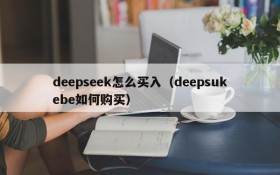 deepseek怎么买入（deepsukebe如何购买）