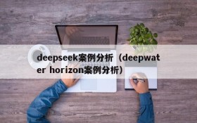 deepseek案例分析(deepwater horizon案例分析)
