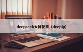deepseek大神使用（deeply）