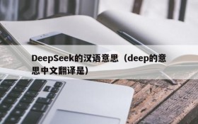 DeepSeek的汉语意思（deep的意思中文翻译是）