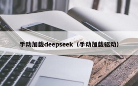 手动加载deepseek（手动加载驱动）