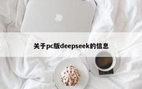 关于pc版deepseek的信息