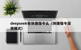 deepseek有快捷指令么（快捷指令深夜模式）