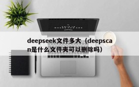deepseek文件多大（deepscan是什么文件夹可以删除吗）