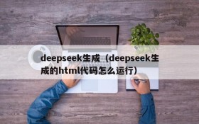 deepseek生成(deepseek生成的html代码怎么运行)