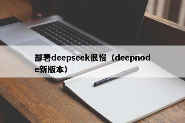 部署deepseek很慢(deepnode新版本)