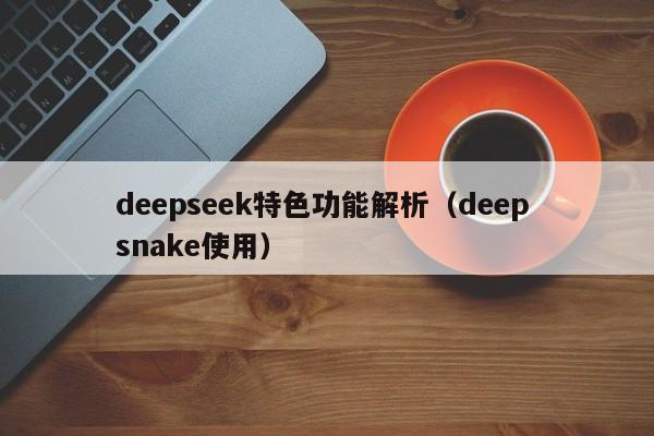 deepseek特色功能解析（deep snake使用）